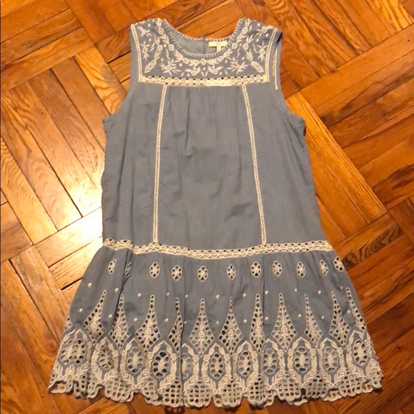 Joie Josune Embroidered Chambray Dress - Picture 3 of 7